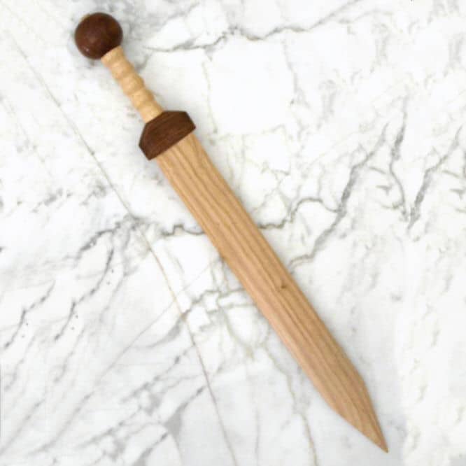27 1/4" Wooden Roman Sword 