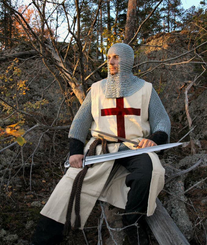Battle Ready Chain Mail Coif Armor by Armory Replicas, Swords