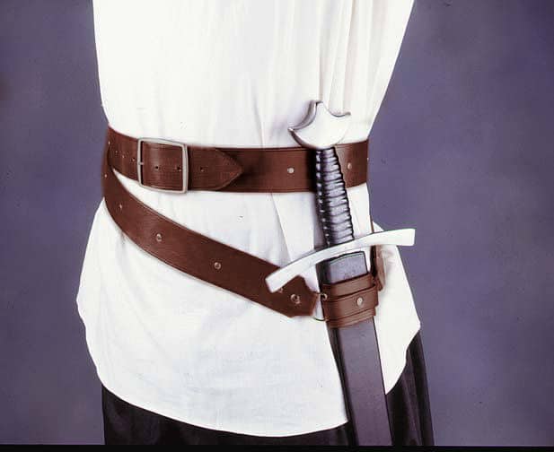 Medieval Double Wrap Belt - Black - Irongate Armory