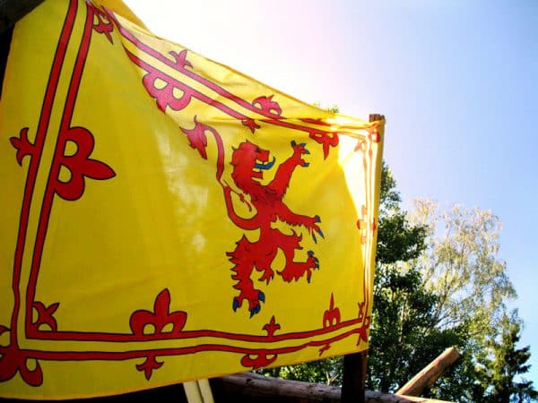 Skotlannin kuninkaan lippu