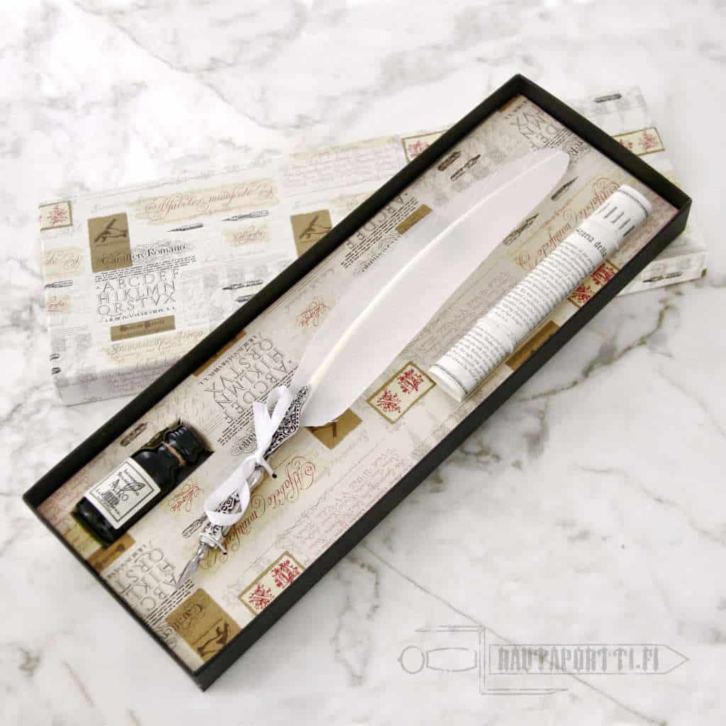 Gold/Silver Calligraphy Set with Ink and 5 Nibs - Irongate Armory