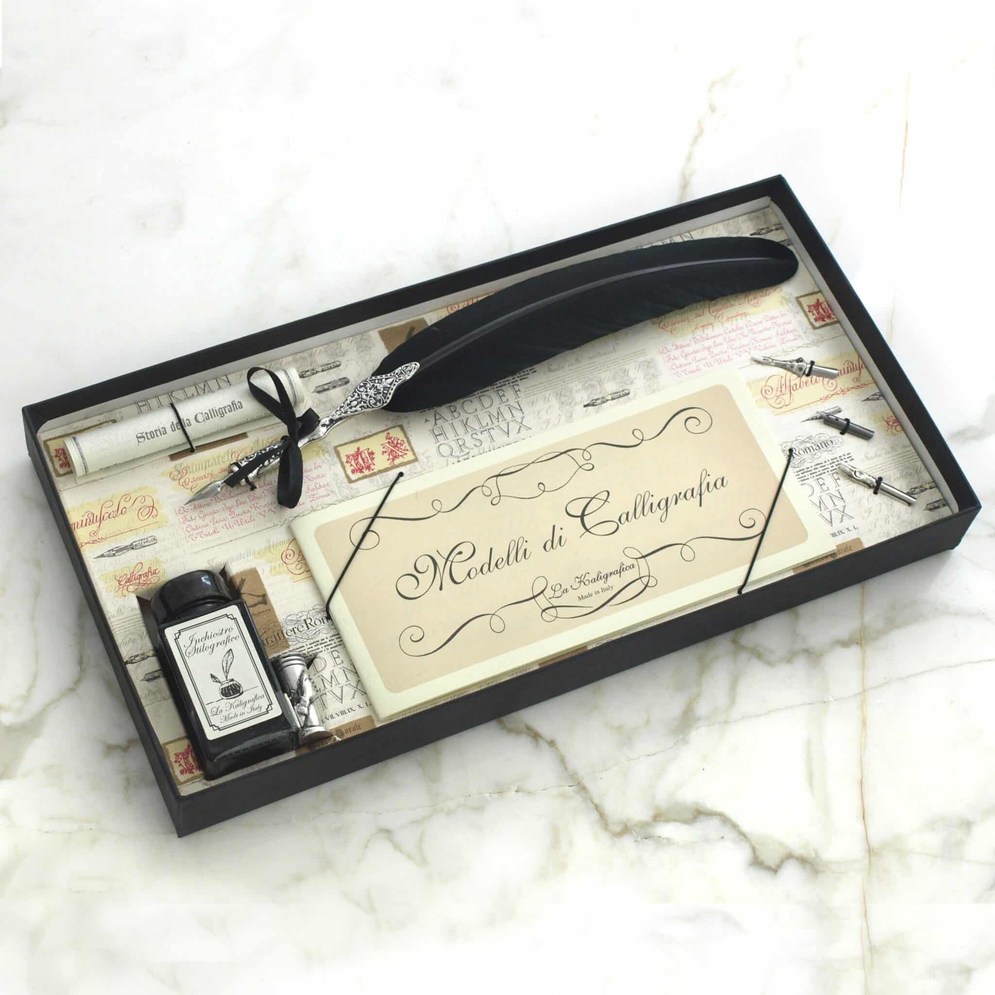Calligraphy Pen Set - 10 Attachments The Feather Pen Ink The Writing  Collection