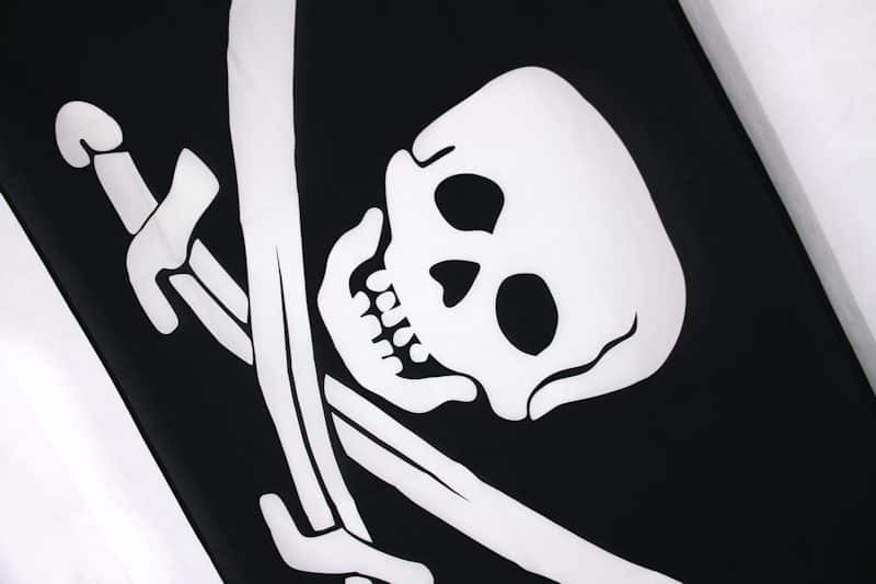 Jolly Roger Jack Rackham Piraten Flagge Fahne Stange 5' x 3' 12,7cm x 7,6cm 