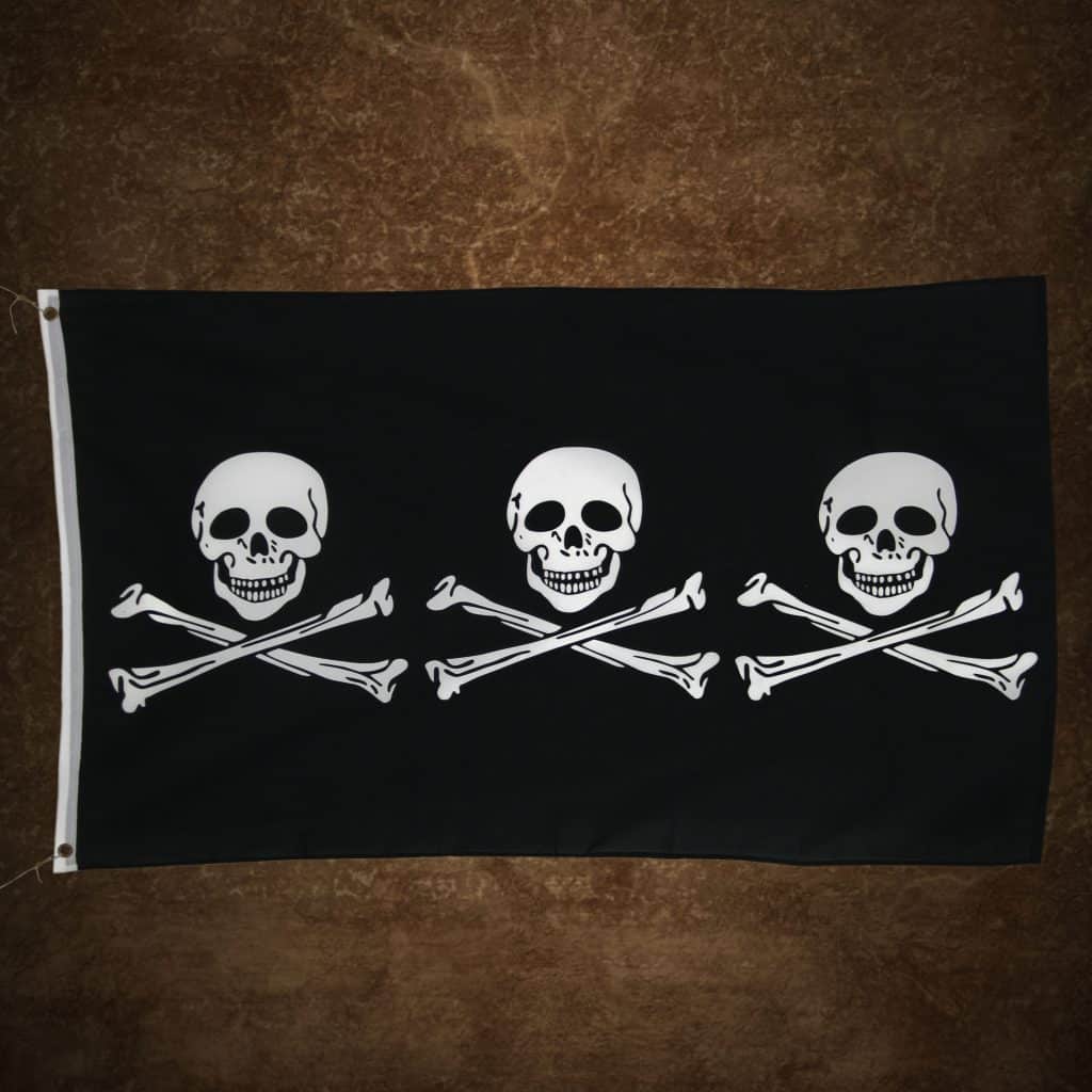 Flag of Christopher Condent - Jolly Roger - Irongate Armory