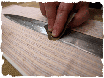 Instructions for sanding and polishing