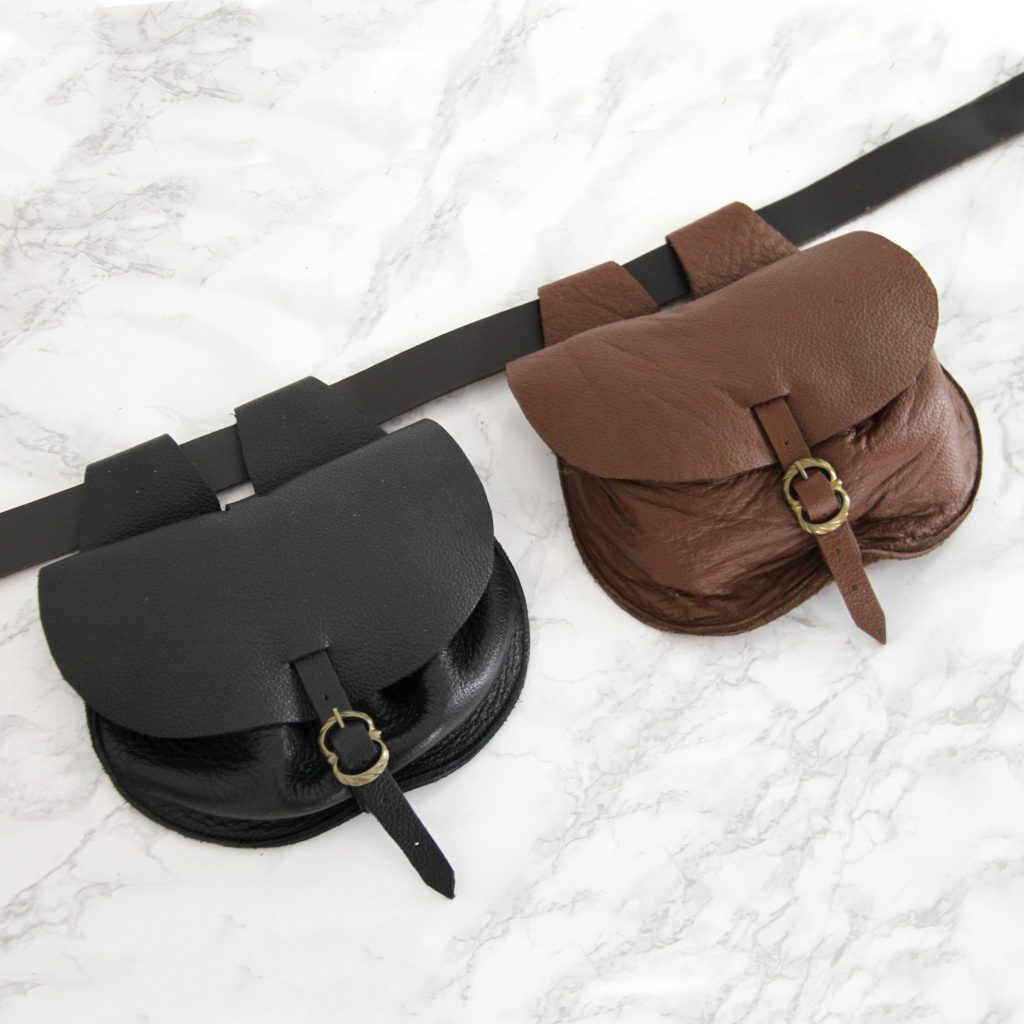 Medieval belt bag Medieval bollock bag Medieval kidney bag belt pouch ...