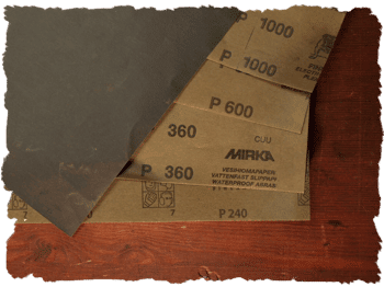 Instructions for sanding and polishing