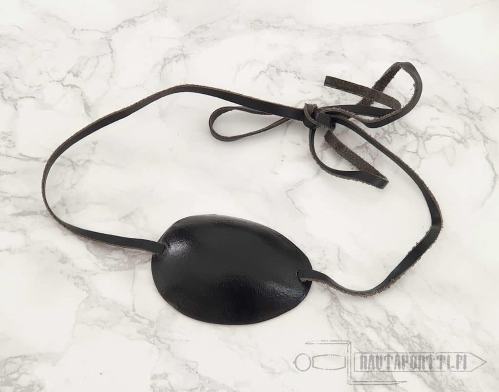 Eye Patch made of Black Leather - Irongate Armory