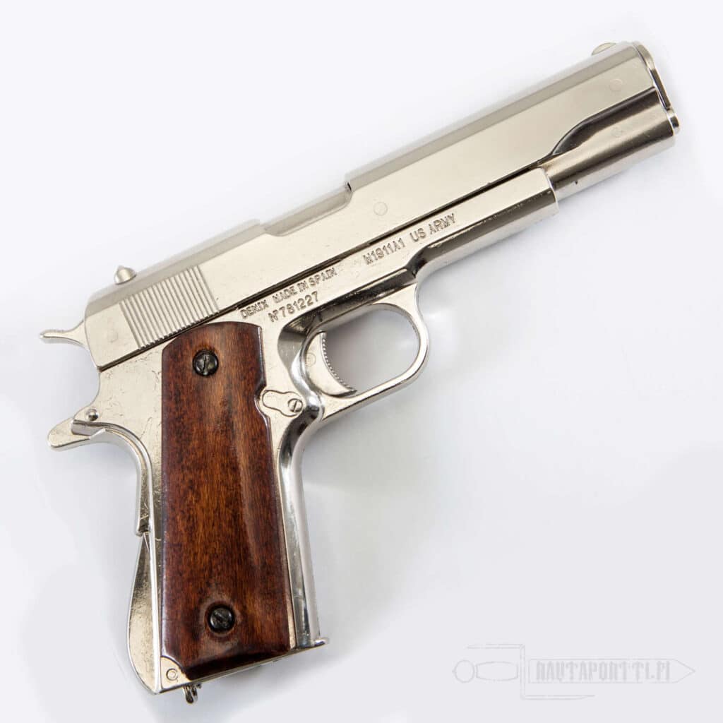 6312-Nickel-plated-Colt-M1911- ...