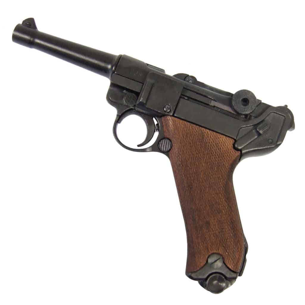 WW2 German Luger P08 Pistol Wooden Grips – Reproduction Walnut Grips For Collectors & Replicas