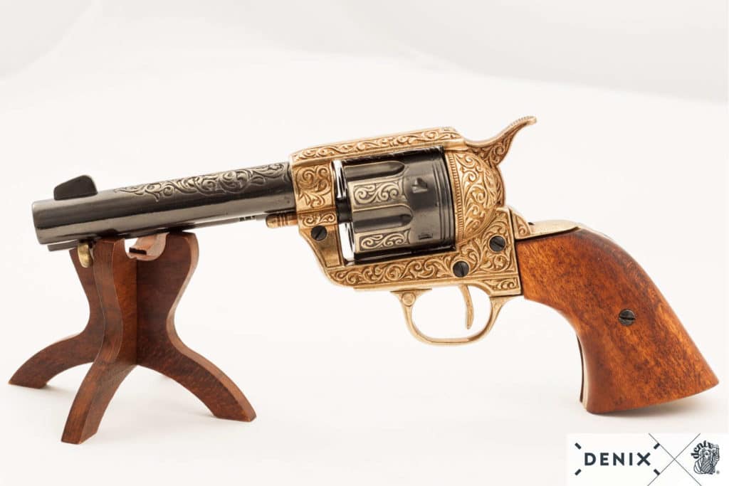 walker remington 1/12 scale 4 Far WEST Revolver cowboy colt Navy PEACEMAKER 