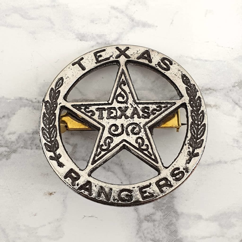 Brass Texas Ranger Badge