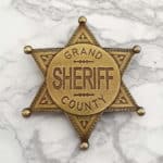 Brass Grand County Sheriff