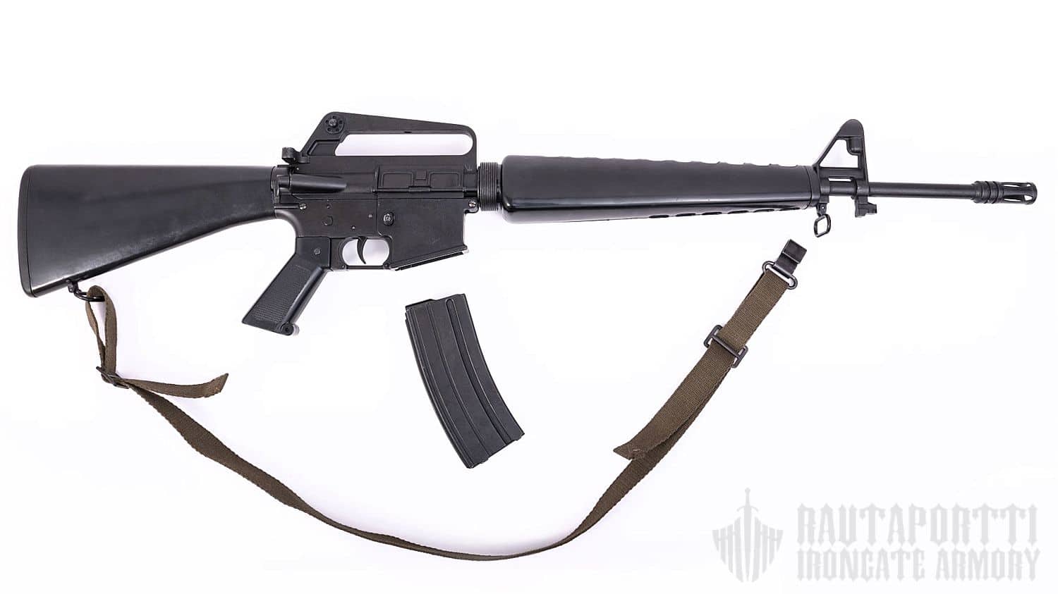 80-90s VINTAGE GUN COLT M16 A1 電動ガン Reivsed Cut of the Colt M16-A1 Retro Rifle #110 - YouTube