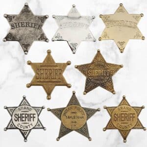 Sheriff Star Badge