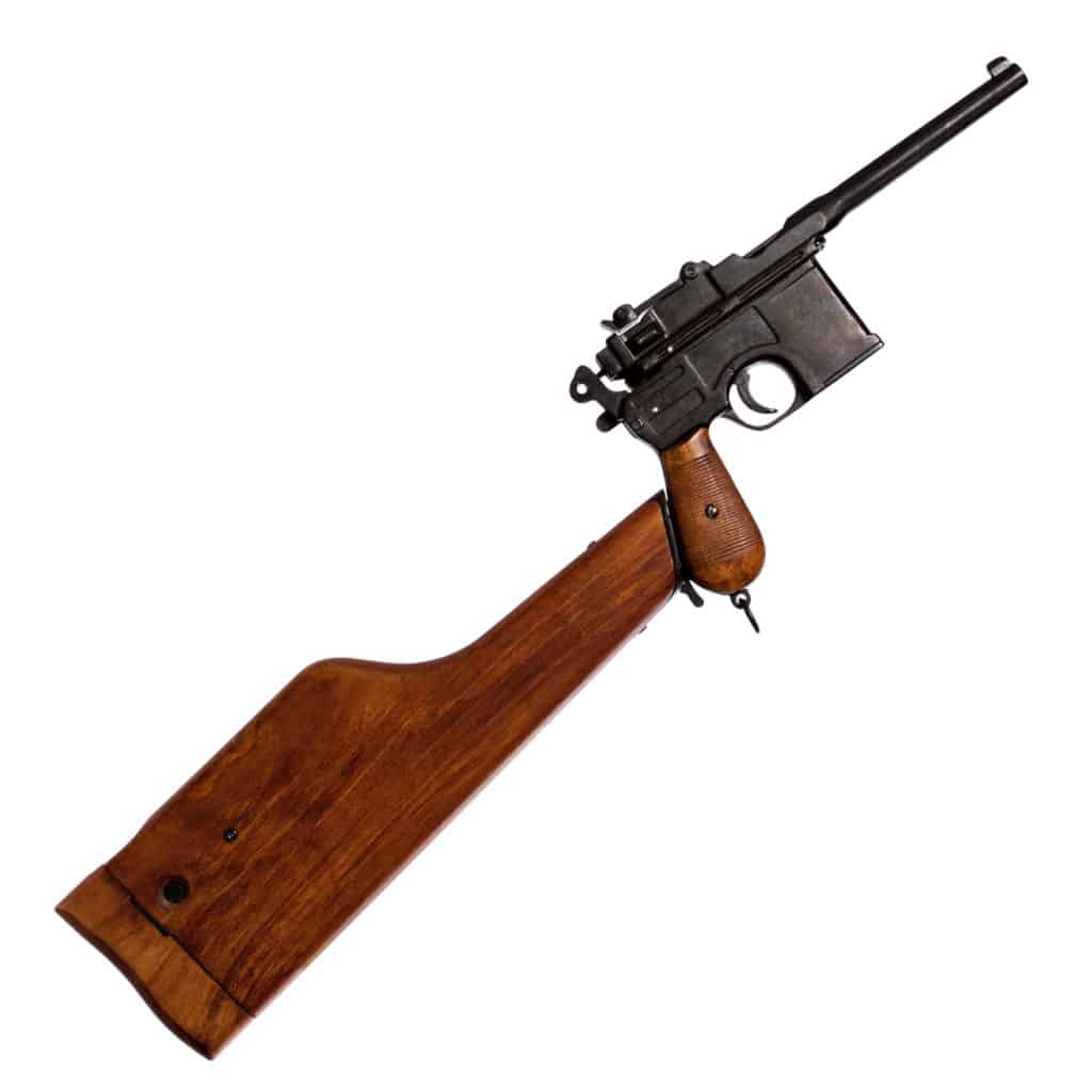 gans vocaal lava C96 Mauser with Wooden Stock, Germany 1896 - Irongate Armory
