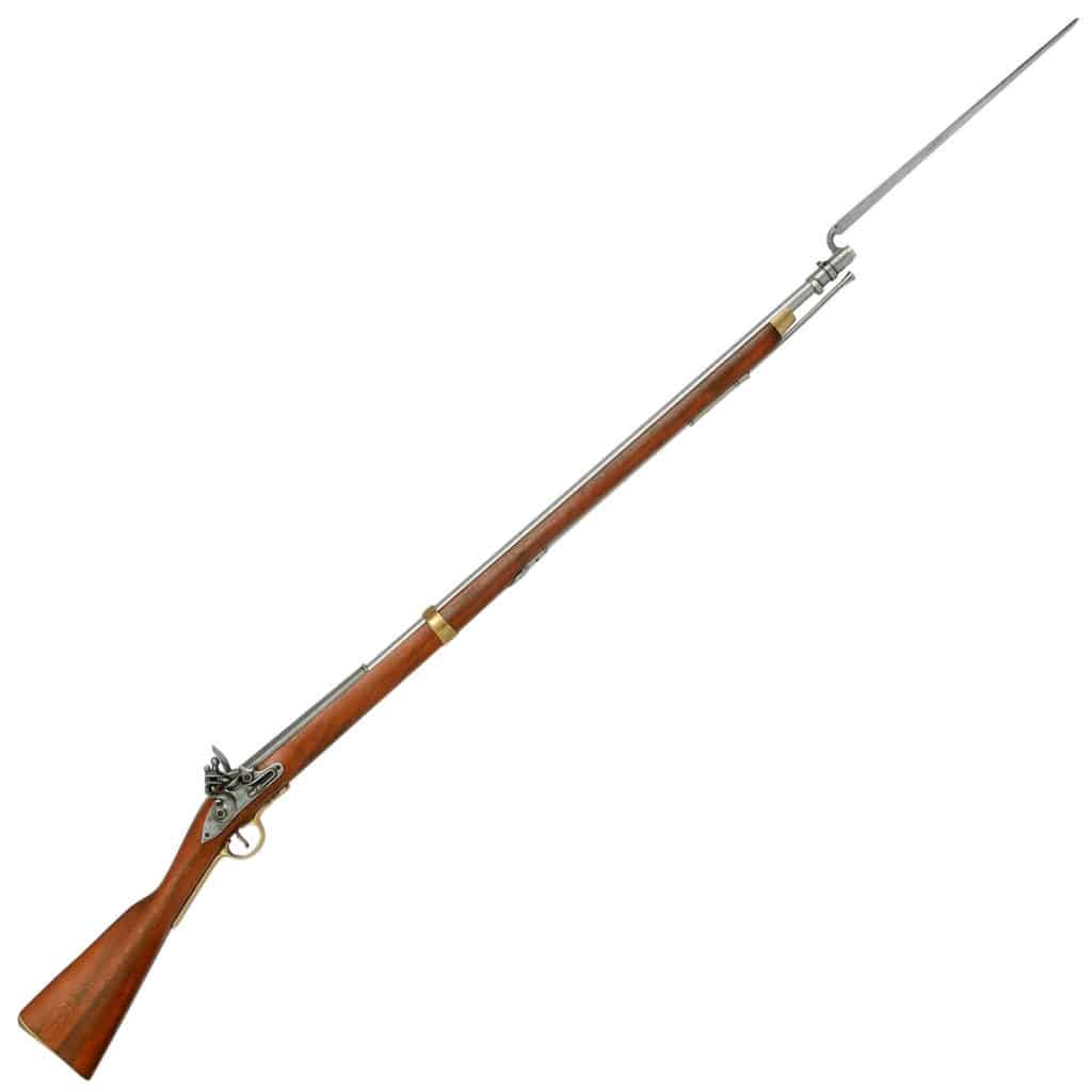 Revolutionary War Rifle With Bayonet Revolutionary War Rifle With Bayonet