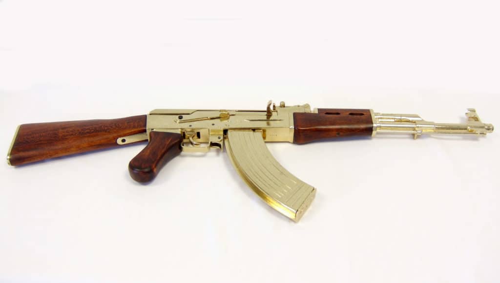 Golden AK-47 Assault Rifle, Russia 1947 - Irongate Armory