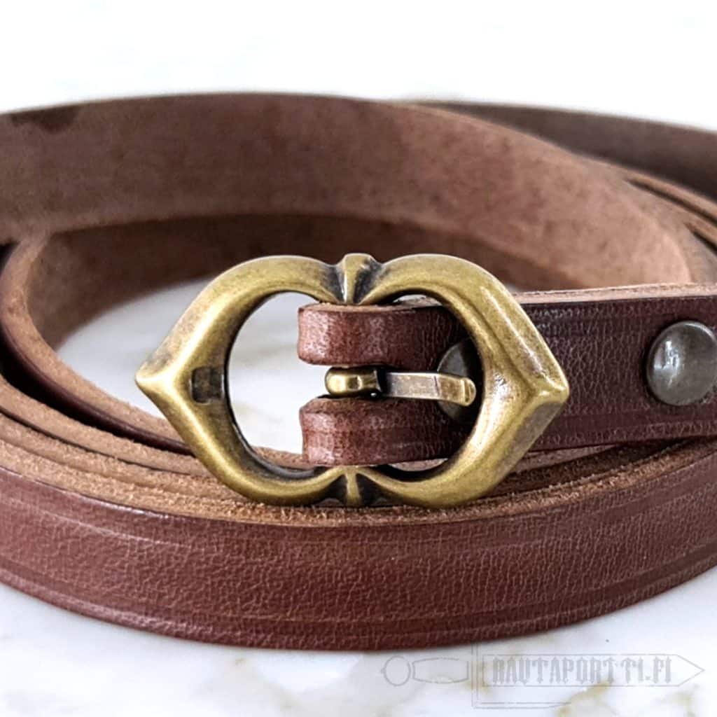 Narrow Late-Medieval Leather Belt - Irongate Armory