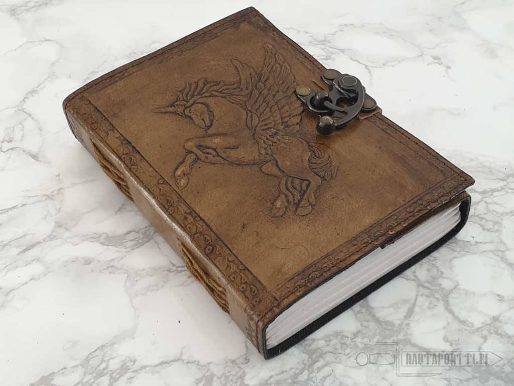 Vintage Brown Unicorn Notebook - Image 6