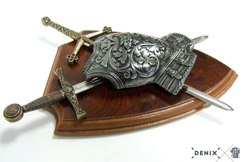 Panoply with Cuirass and 2 Letter Opener Swords - Irongate Armory