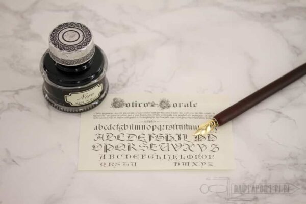 Wooden Calligraphy Pen with Six Inks and Five Nibs - Irongate Armory