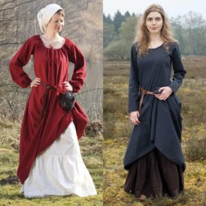 Medieval Dress with Adjustable Neckline - Irongate Armory