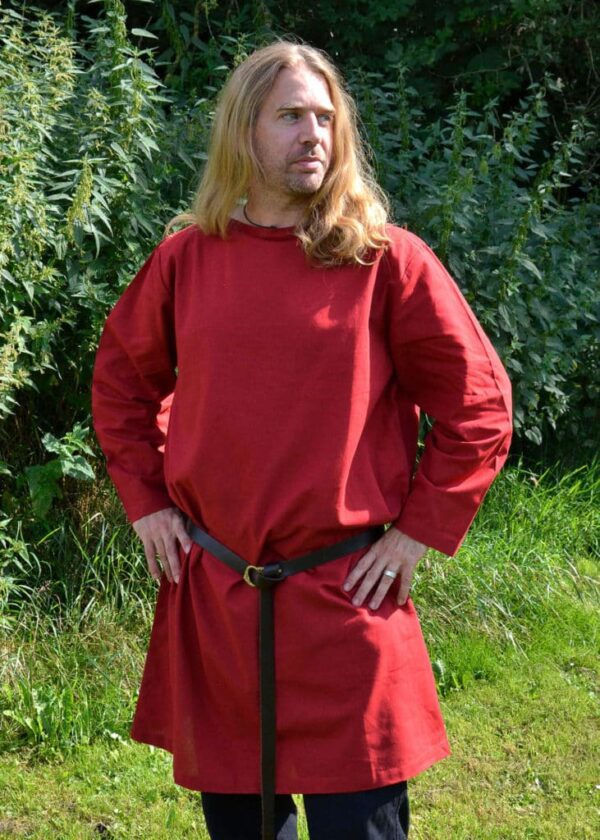 Roman Long Sleeved Red Tunic - Irongate Armory