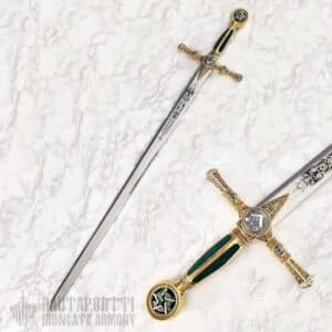 Masonic Sword with etched blade