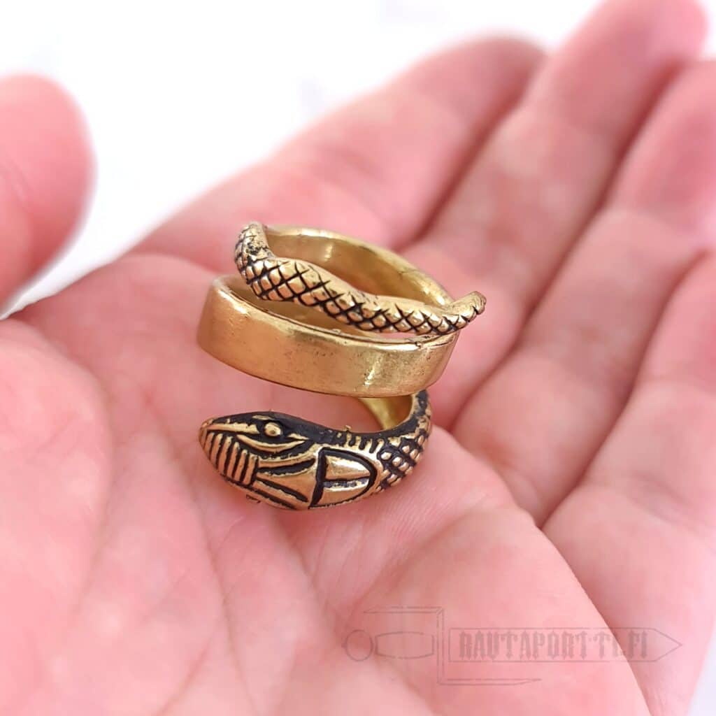 Buy Memoir Brass Antique Finish Nagdevta Snake Adjustable Open End Free  Size Finger Ring - Animal Jewellery for Men and Women(ORGS5986) at Amazon.in