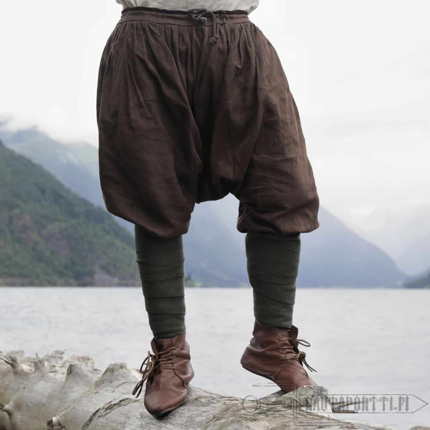 Linen Viking Trousers, Baggy Pants, Baggy Trousers, Viking Baggy