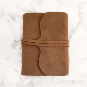 Pocket-Sized Light Brown Notebook