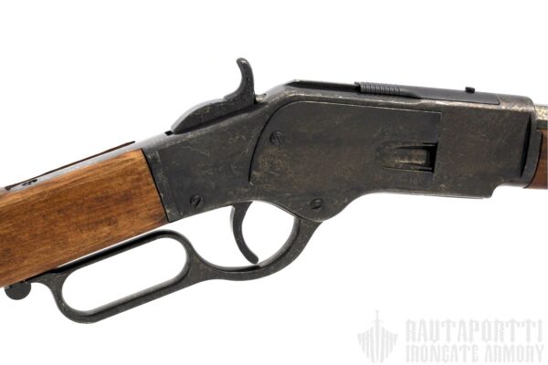 Black Mod. 73 Winchester Lever Action Rifle with Functional Loading, USA 1873 - Image 9