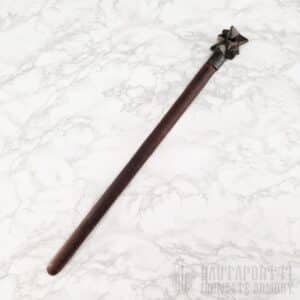 13th C. Mace head with wooden handle