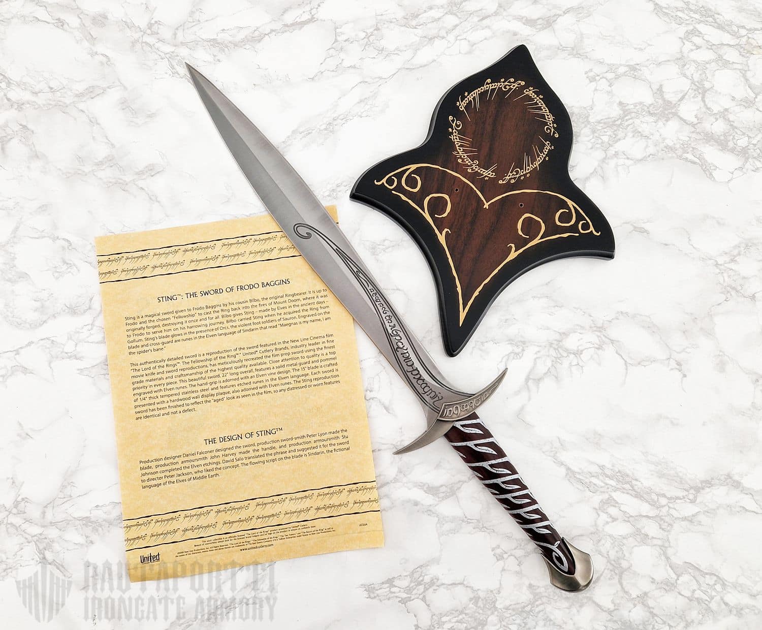 Lord of the Rings - Sting, the Sword of Frodo Baggins - Image 5