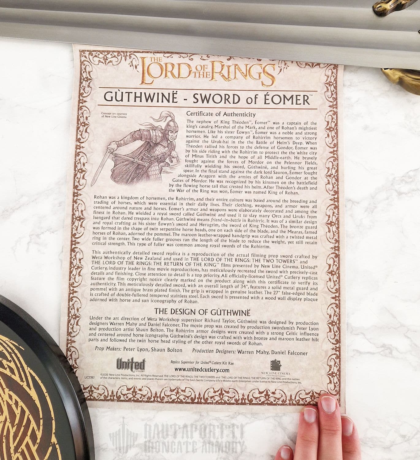 Lord of the Rings - Guthwine, The Sword Of Eomer - Image 6