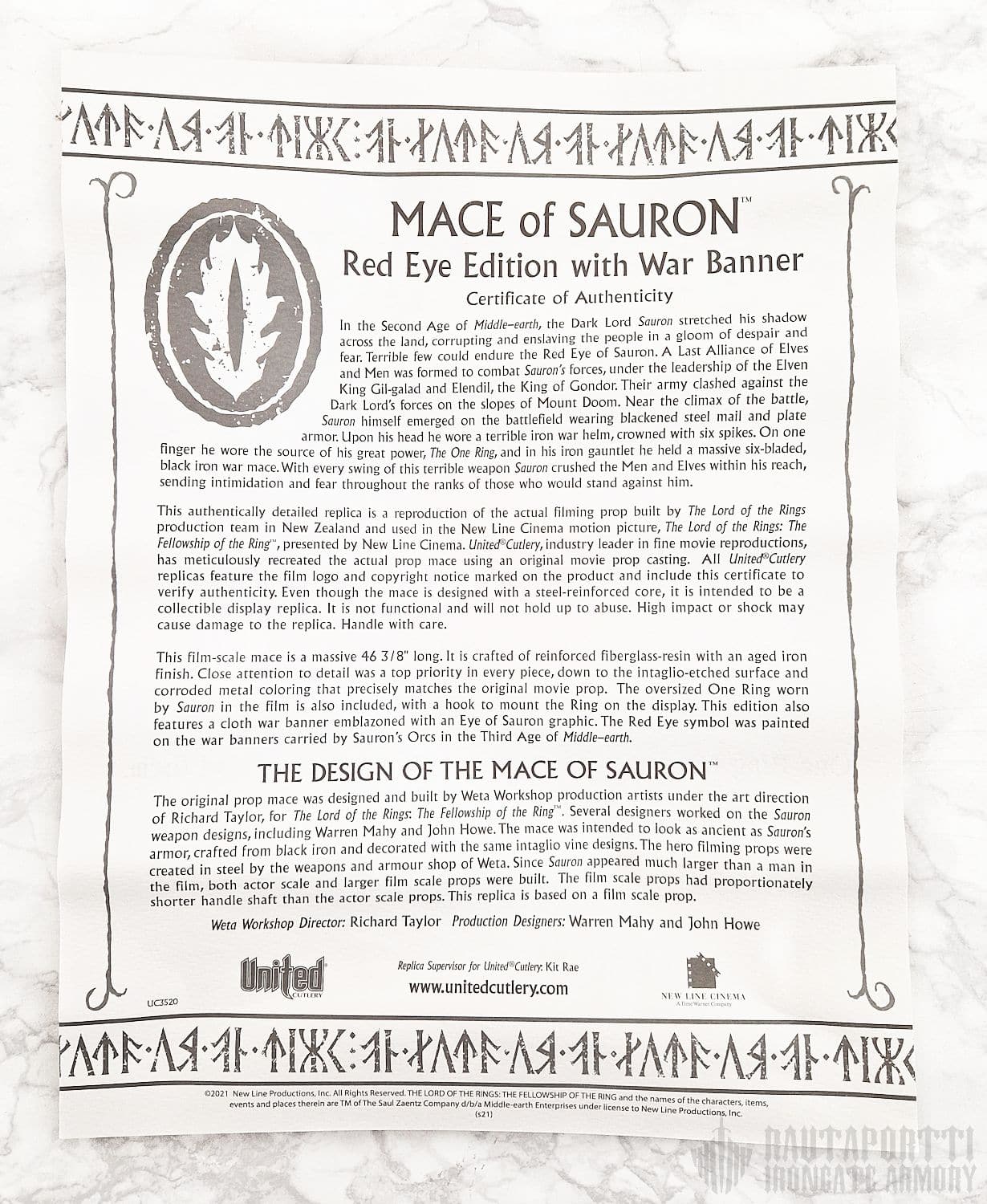 Lord of the Rings - The Mace of Sauron - Image 12