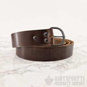 Leather Belt with forged Iron Buckle