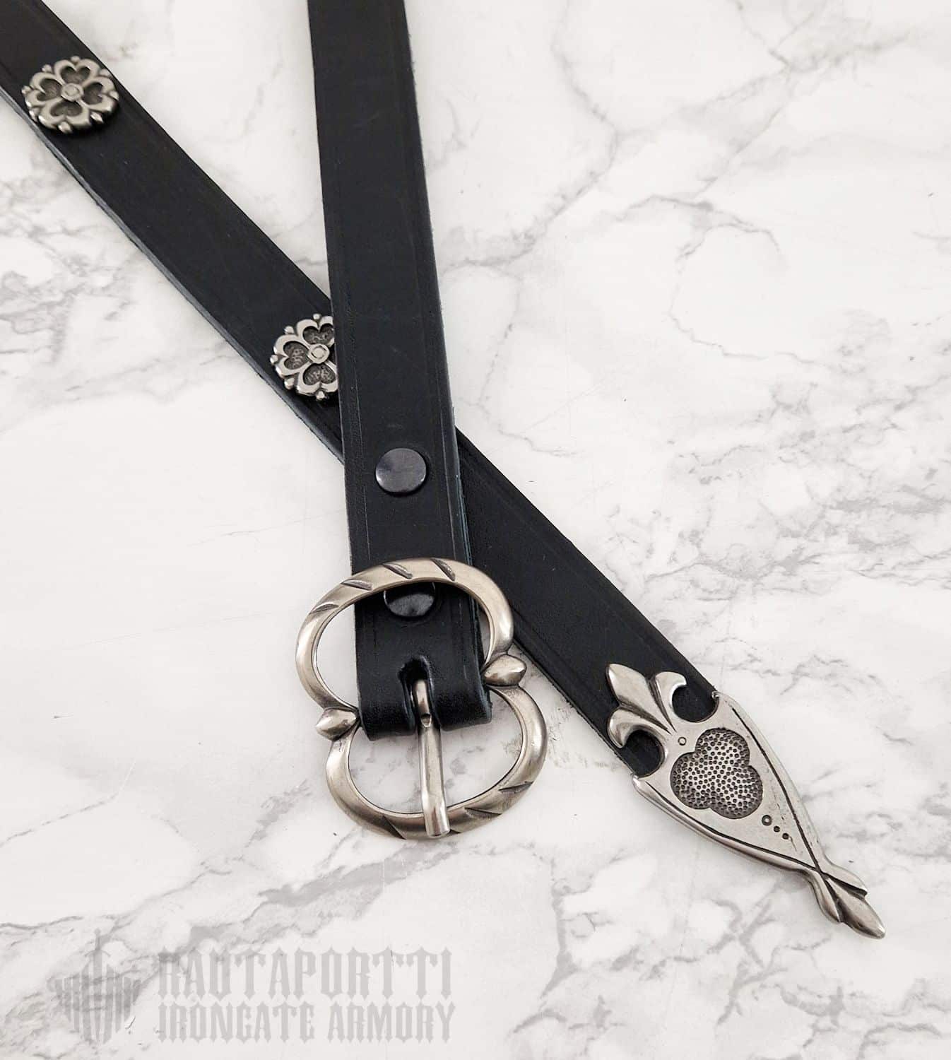 Medieval Belt with Flower studs - Image 2