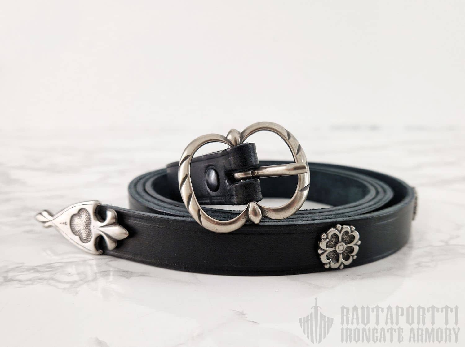 Medieval Belt with Flower studs - Image 3