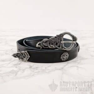 Viking Style Leather Belt