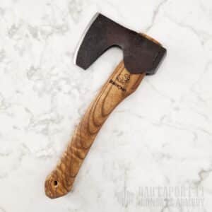 Compact Bearded Bushcraft Hatchet + Sheath + Belt Hanger