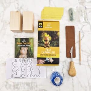 DIY Whittling Kit – Cute Bear