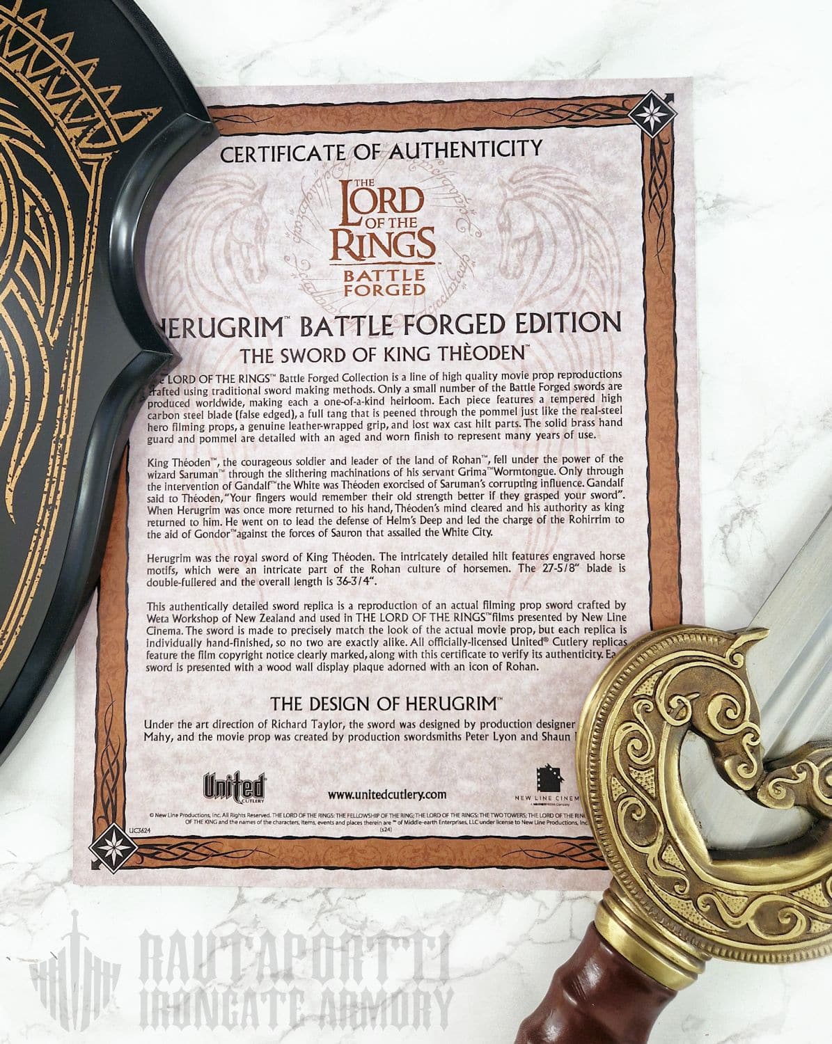 Lord of the Rings - Herugrim, the Sword of Theoden - Image 6